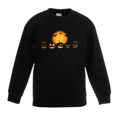 Halloween Pumpkins Children's Unisex Sweatshirt Jumper 12-13