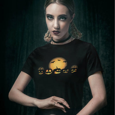 Halloween Pumpkins Fancy Dress Women’s T-Shirt - Womens