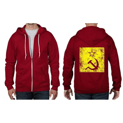 Hammer & Sickle Full Zip Hoodie