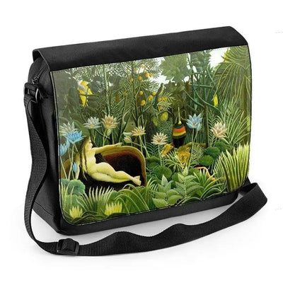 Henri Rousseau The Dream Exotic Forest Laptop Messenger Bag