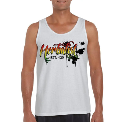 Herbalist Cannabis Men's Tank Vest Top