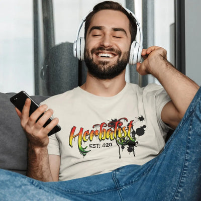 Herbalist Cannabis Reggae Men's T-Shirt