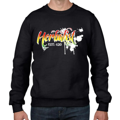 Herbalist Reggae Men's Sweatshirt Jumper M / Black