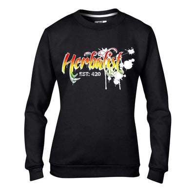 Herbalist Reggae Women's Sweatshirt Jumper XXL / Black