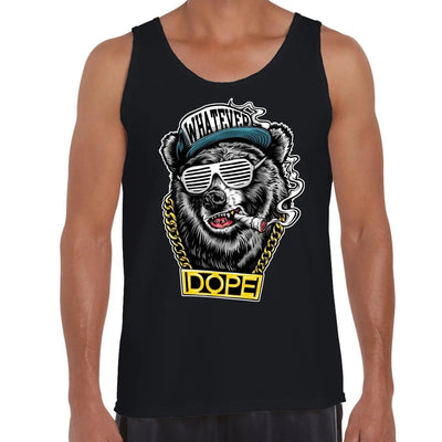 Hip Hop Bear Men's Tank Vest Top M / Black