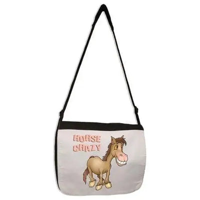 Horse Crazy Laptop Messenger Bag