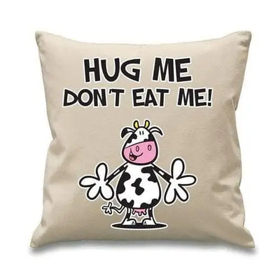 Hug Me Don't Eat Me Vegetarian Cushion Cream