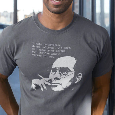 Hunter S Thompson Drugs Quote Men's T-Shirt
