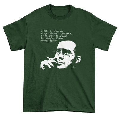 Hunter S Thompson Drugs Quote Men's T-Shirt