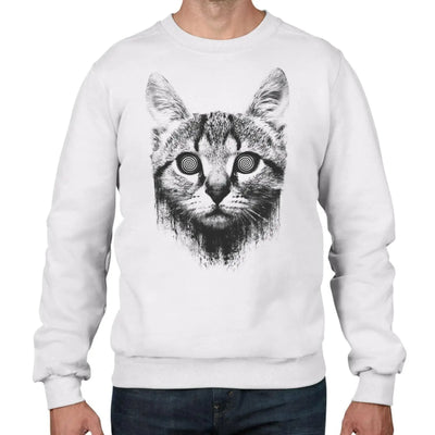 Hypnotised Cat Men's Sweatshirt Jumper S