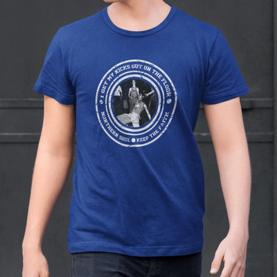 I Get My Kicks Out On The Floor Logo Northern Soul Men's T-Shirt