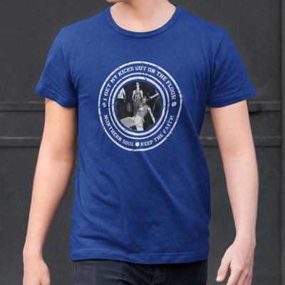 I Get My Kicks Out On The Floor Logo Northern Soul Men's T-Shirt