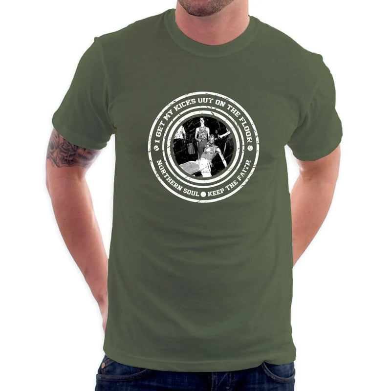 I Get My Kicks Out On The Floor Logo Northern Soul Men&