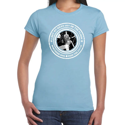 I Get My Kicks Out On The Floor Logo Northern Soul Women’s