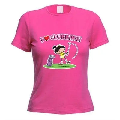 I Love Clubbing Women's T-Shirt L / Dark Pink
