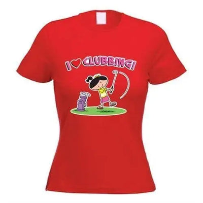 I Love Clubbing Women's T-Shirt L / Red
