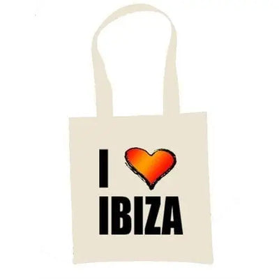 I Love Ibiza Shoulder Bag Cream