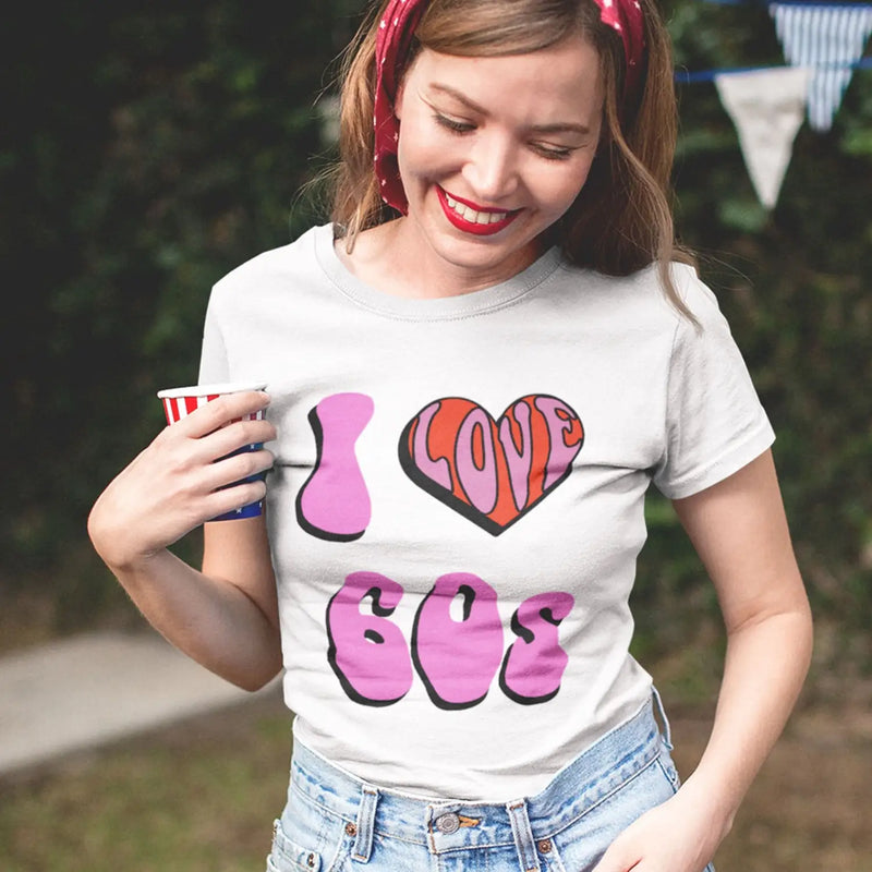 I Love the 60s Ladies T-Shirt - Womens T-Shirt