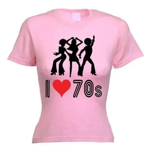 I Love the 70s Ladies T-Shirt L / Light Pink