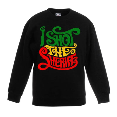 I Shot The Sheriff Reggae Children's Unisex Sweatshirt Jumper 9-11