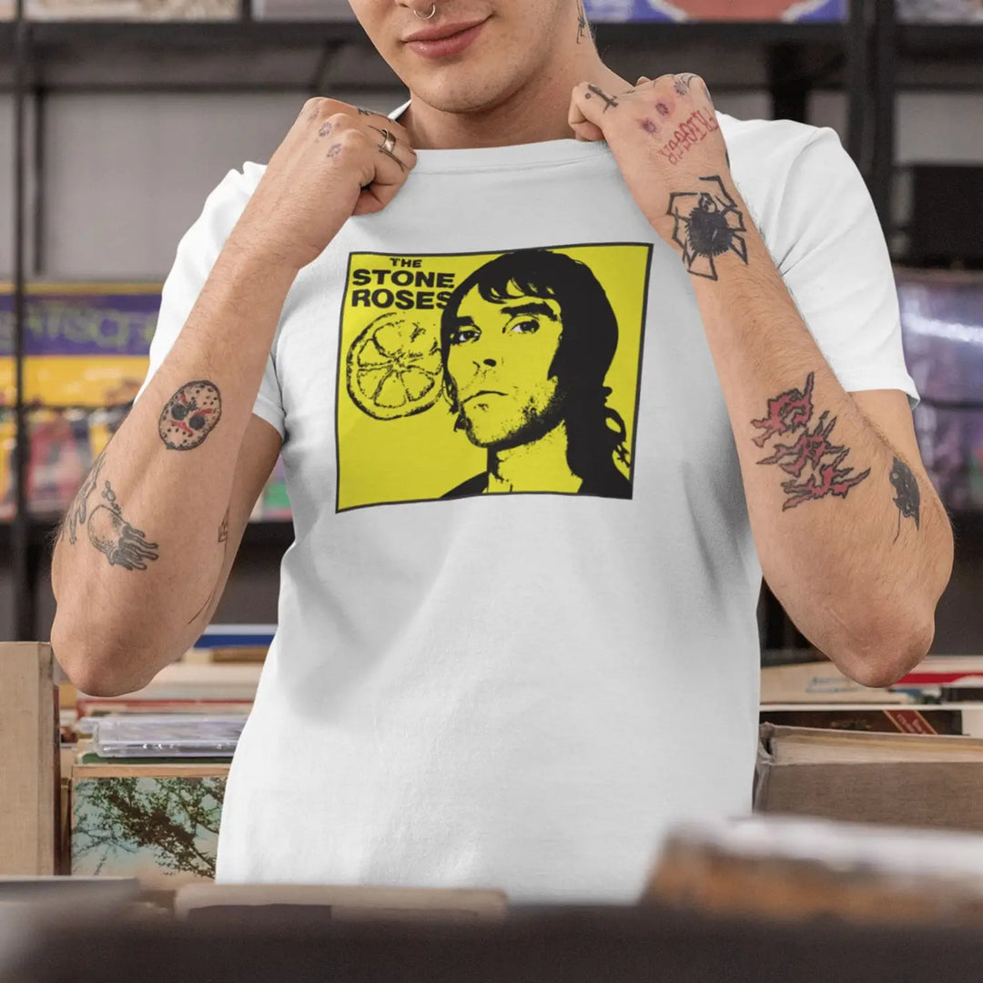 90s Ian brown Tシャツ L stone roses oasis Ian Brown Stone Roses T-Shirt – Tribal T-Shirts