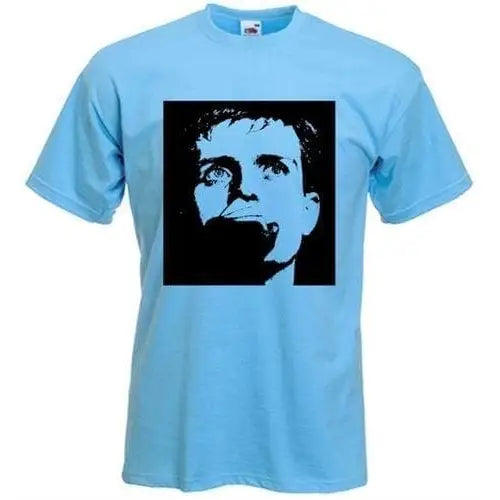 Ian Curtis T-Shirt L / Light Blue