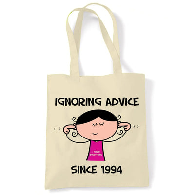 Ignoring Advice Since 1994 30th Birthday Tote Bag - Tote Bag