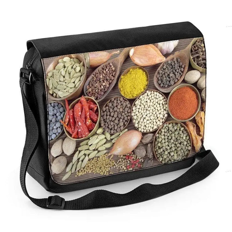 Indian Spices Laptop Messenger Bag