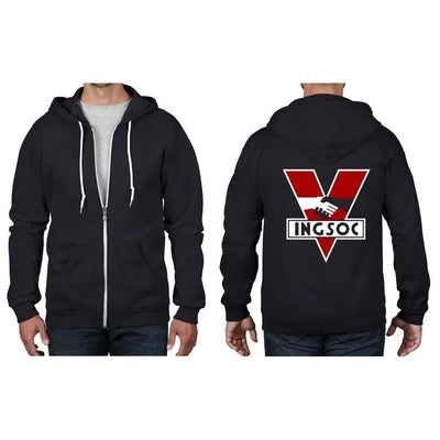 INGSOC 1984 Big Brother Full Zip Hoodie