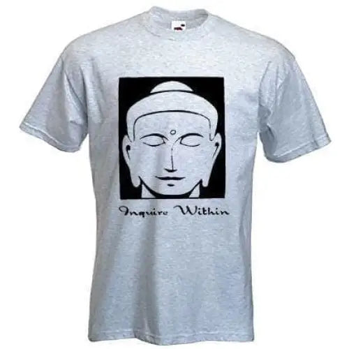 Inquire Within T-Shirt L / Light Grey
