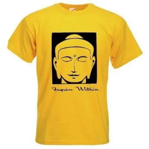 Inquire Within T-Shirt L / Yellow