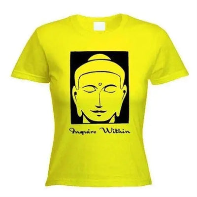 Inquire Within Women's T-Shirt L / Yellow
