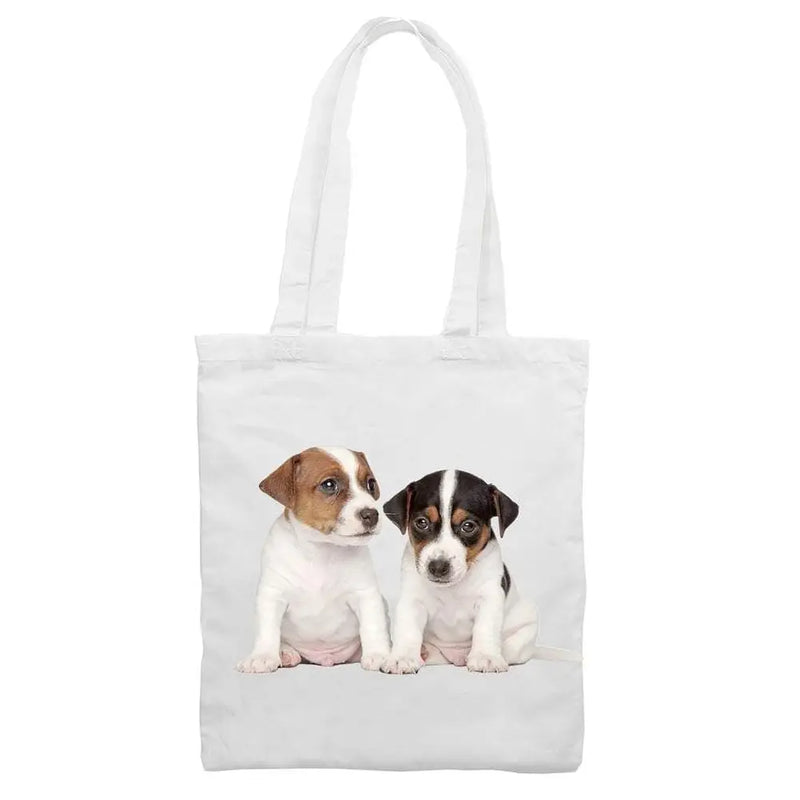 Jack Russell Puppies Tote \ Shoulder Bag