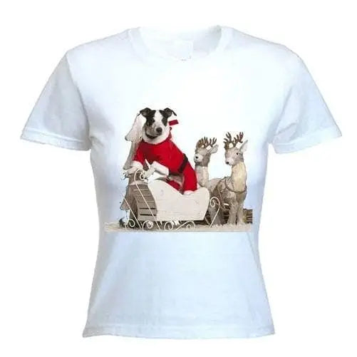 Jack Russell Santa Women&