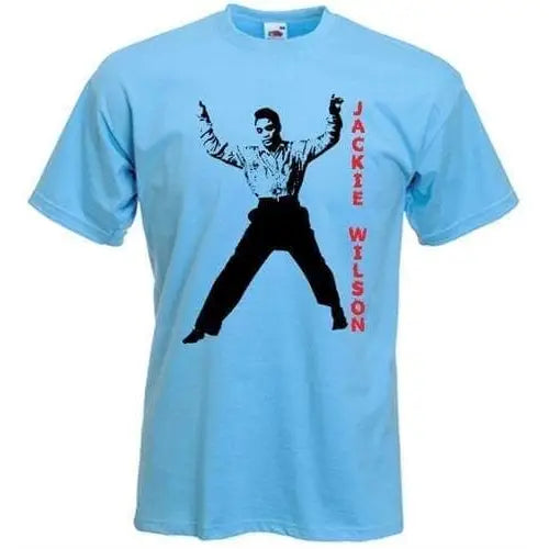 Jackie Wilson T-Shirt XXL / Light Blue