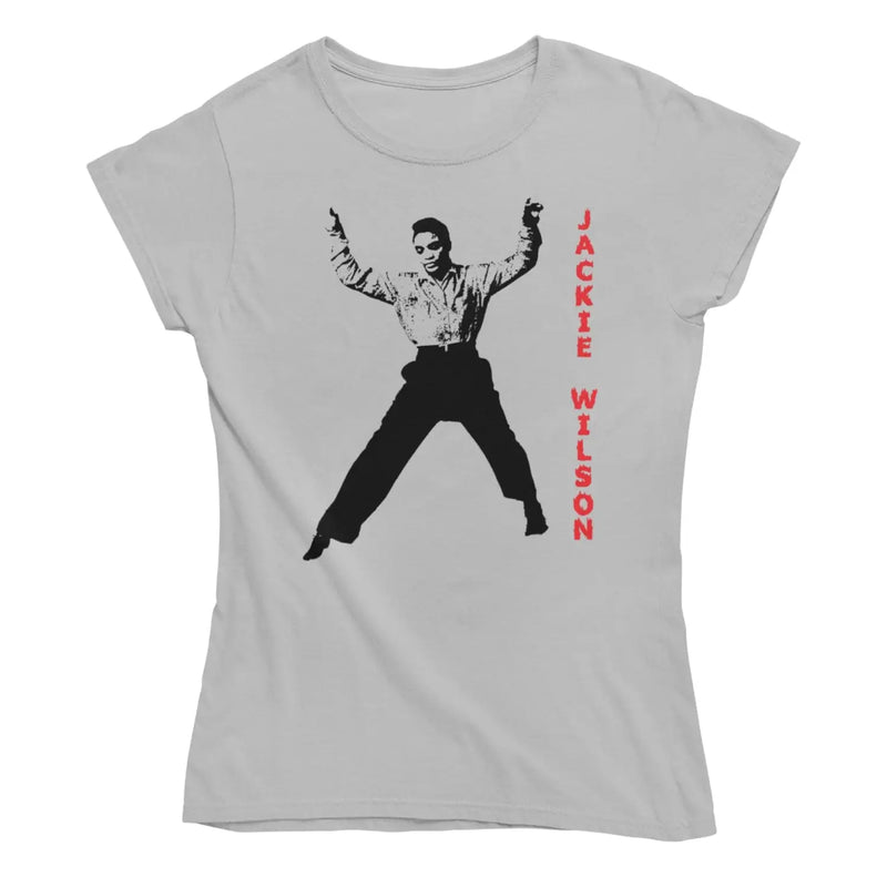 Jackie Wilson Women’s T-Shirt - XL / Light Grey - Womens