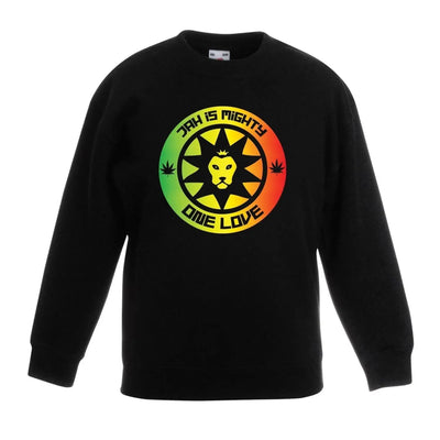 Jah is Mighty Reggae Children's Unisex Sweatshirt Jumper 5-6