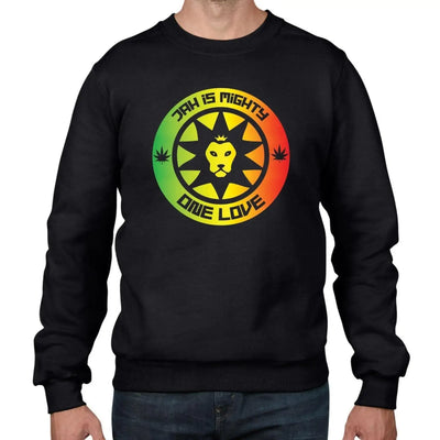 Jah is Mighty Reggae Men's Sweatshirt Jumper XXL