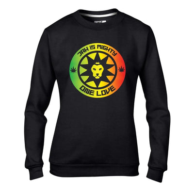 Jah is Mighty Reggae Women's Sweatshirt Jumper XL