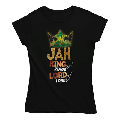 Jah King of Kings Rasta Reggae Women’s T-Shirt - XL - Womens