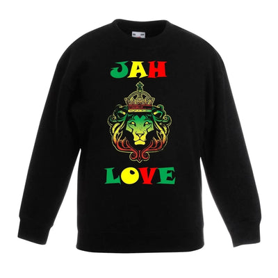 Jah Love Reggae Children's Unisex Sweatshirt Jumper 7-8