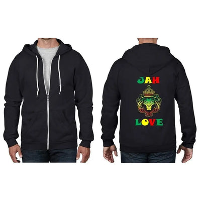 Jah Love Reggae Full Zip Hoodie