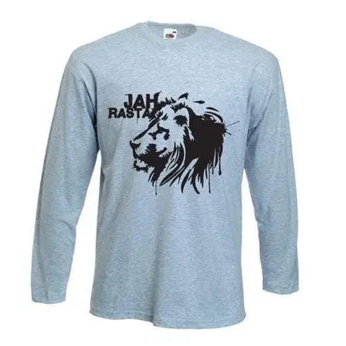 Jah Rasta Long Sleeve T-Shirt L / Light Grey