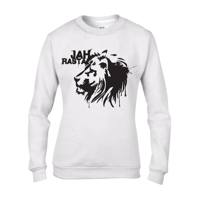 Jah Rasta Reggae Women's Sweatshirt Jumper M / White