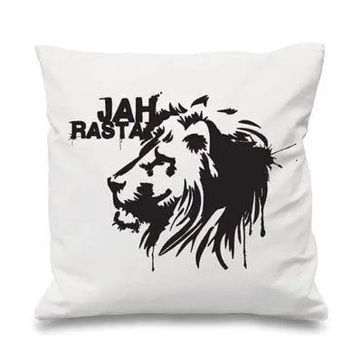 Jah Rasta Sofa Cushion White