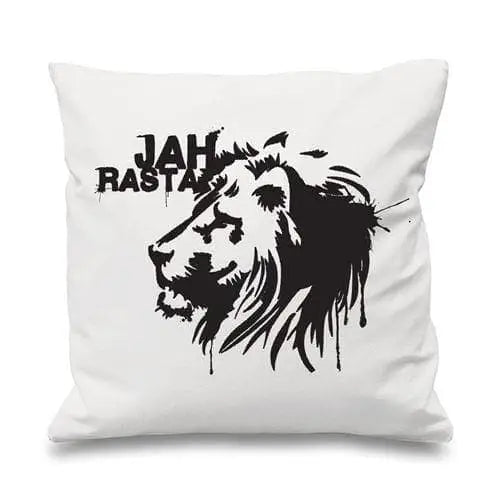 Jah Rasta Sofa Cushion White