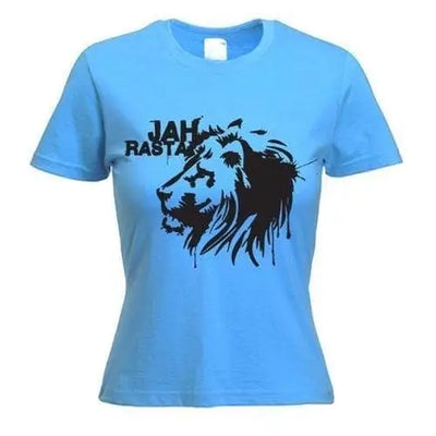Jah Rasta Women's T-Shirt M / Light Blue