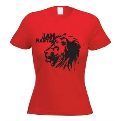 Jah Rasta Women's T-Shirt M / Red