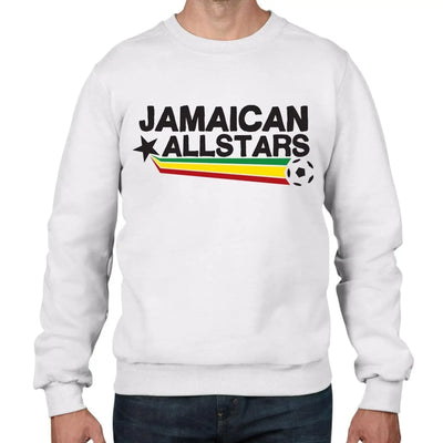 Jamaican All Stars Men's Sweatshirt Jumper XXL / White
