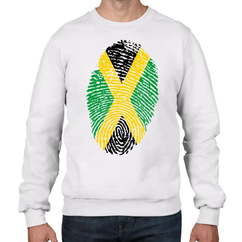 Jamaican Flag Finger Print Reggae Men&